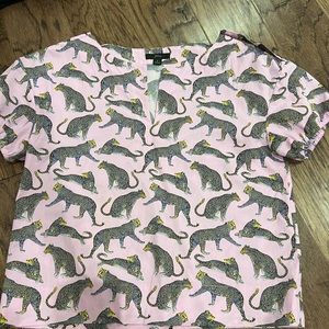 Jcrew shirts (cheetah and red)